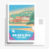Postcard ''Beaulieu-sur-Mer, Plage de la Petite Afrique''