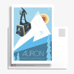 Carte Postale ''Auron''