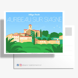 Carte Postale ''Auribeau-sur-Siagne''