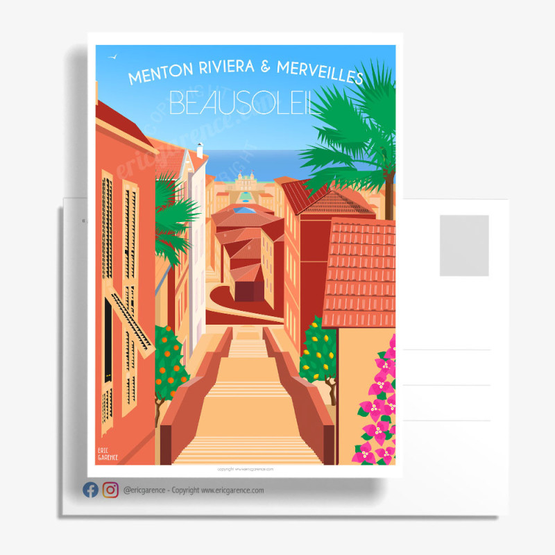 Carte Postale ''Beausoleil''