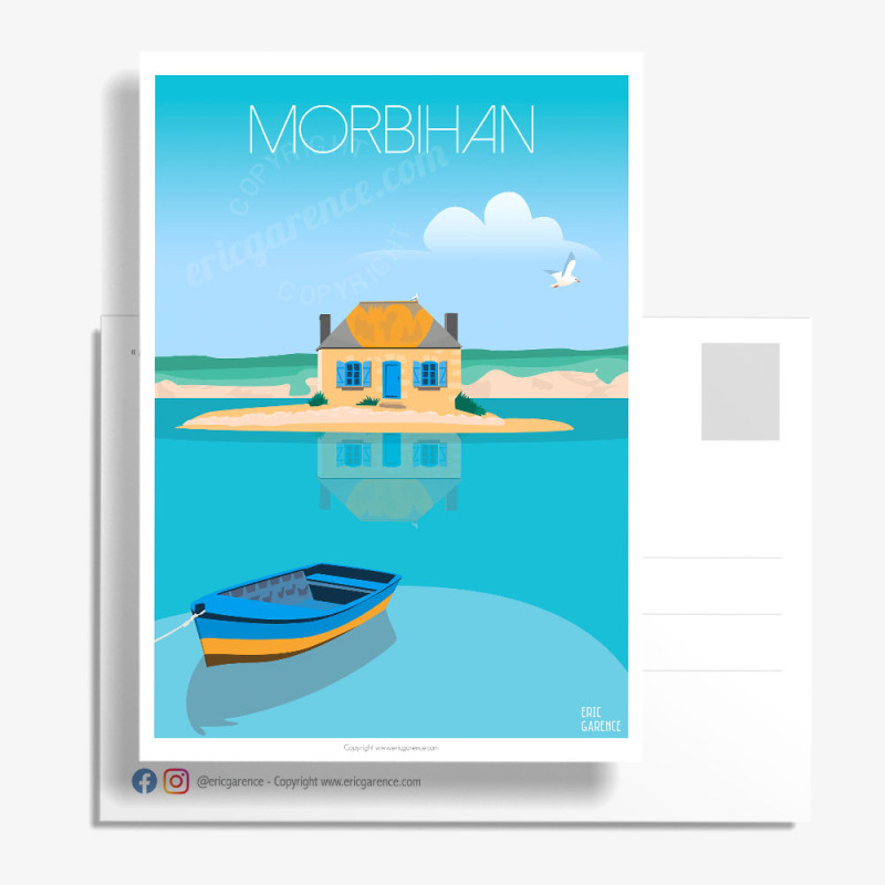 Carte Postale ''Bretagne, Morbihan'' Carte Postale ''Bretagne, Morbihan''