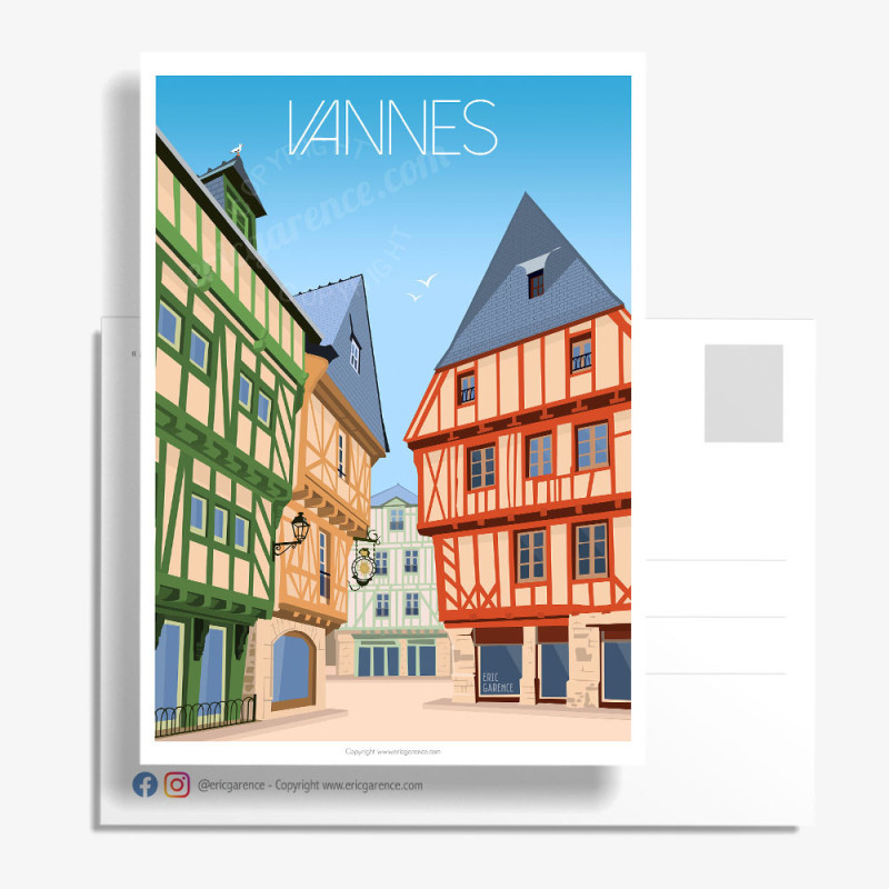 Carte Postale ''Bretagne, Vannes'' Carte Postale ''Bretagne, Vannes''
