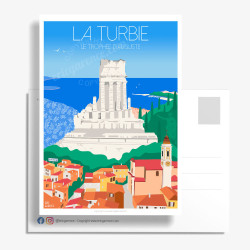 Carte Postale ''La Turbie, le trophée d'Auguste''