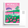 Carte Postale ''Monaco, Rose garden''