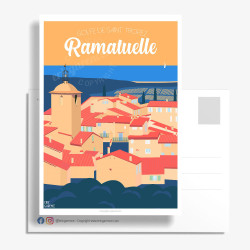Carte Postale ''Ramatuelle''