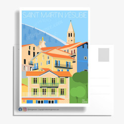 Carte Postale ''Saint-Martin-Vésubie''