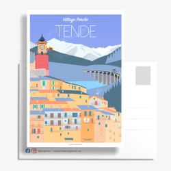 Carte Postale ''Tende''