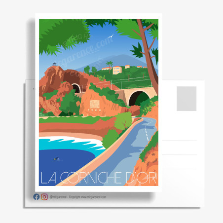 Postcard ''Théoule-sur-mer, La corniche d’or''