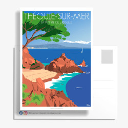 Postcard ''Théoule-sur-mer, La pointe de l’aiguille''