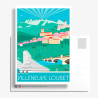 Postcard ''Villeneuve-Loubet au Printemps''