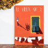 Aluminium Print " Le Vieux Nice et le Roi du Carnaval" by Eric Garence