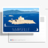 Carte Postale ''Marseille, Le Chateau d'if''