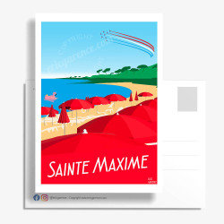 Carte Postale ''Sainte-Maxime''