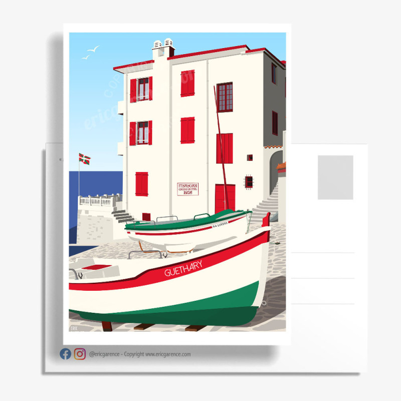 Carte Postale ''Guéthary'' Carte Postale ''Guéthary''