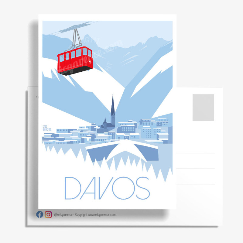 Carte Postale ''Davos'' Carte Postale ''Davos''