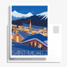 Carte Postale ''Saint-Moritz''