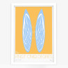 Hand signed art poster "La cigale, La provence" by Eric Garence