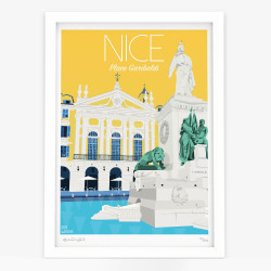 Affiche d'art signée à la main par Eric Garence ""