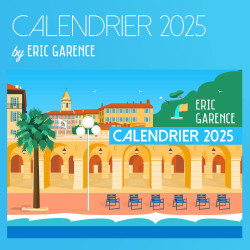 Calendrier 2025 illustré par Eric Garence