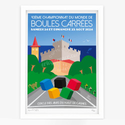 Affiche d'art signée à la main par Eric Garence ""