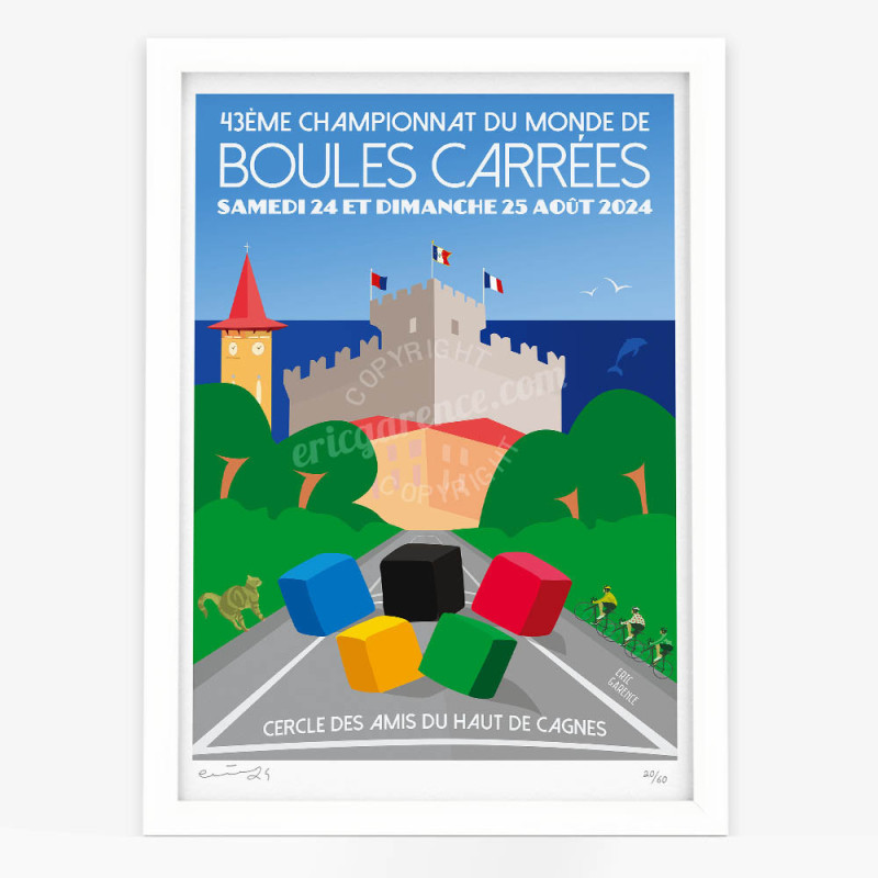 Affiche d'art signée à la main par Eric Garence "" Affiche d'art signée à la main par Eric Garence ""