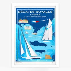 Affiche d'art signée à la main par Eric Garence ""