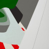 Affiche d'art signée à la main par Eric Garence ''Monaco, French Riviera Grand Prix''