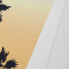 Affiche d'art signée à la main par Eric Garence ''Nice ou Miami?''