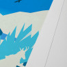 Affiche d'art signée à la main par Eric Garence "Valberg"