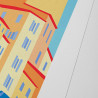 Affiche d'art signée à la main par Eric Garence "Contes"