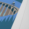 Affiche d'art signée à la main par Eric Garence "Tende"